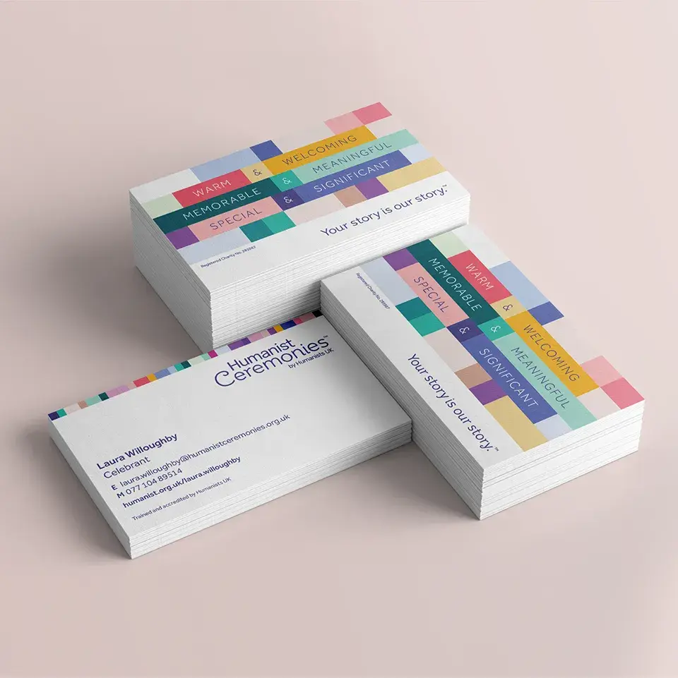 Humanist Ceremonies Business Cards