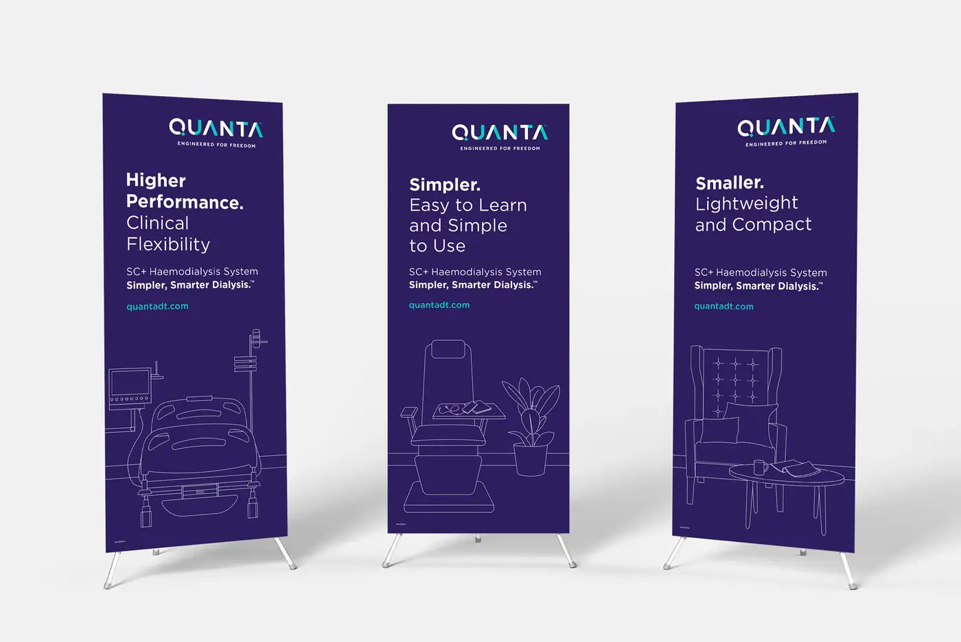 QUANTA exhibition stands