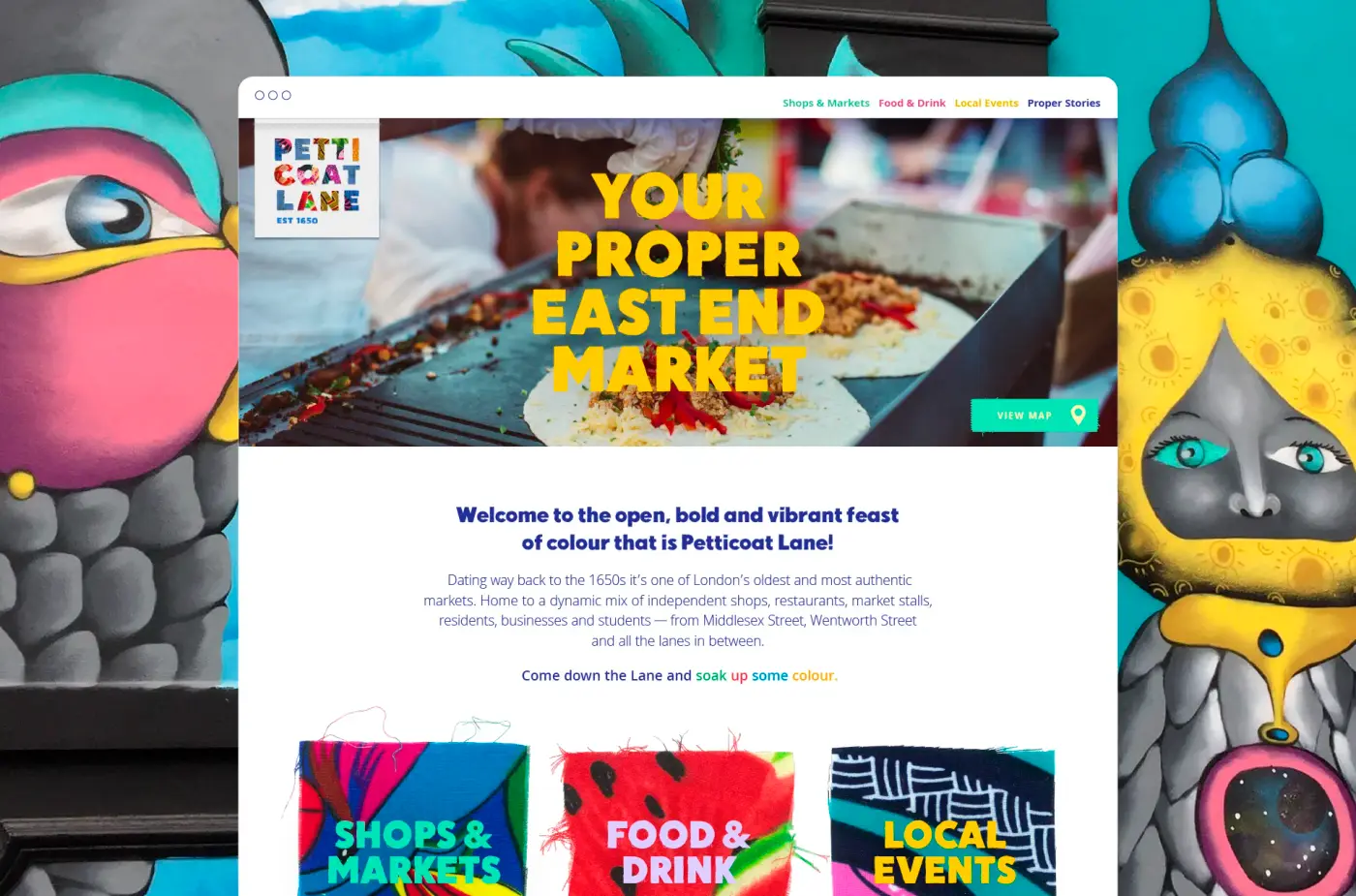 Petticoat Lane website