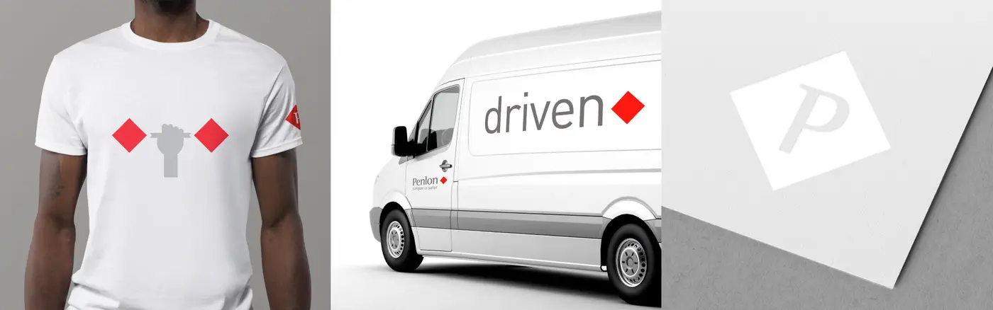 Penlon case study t-shirt, van and stamp image