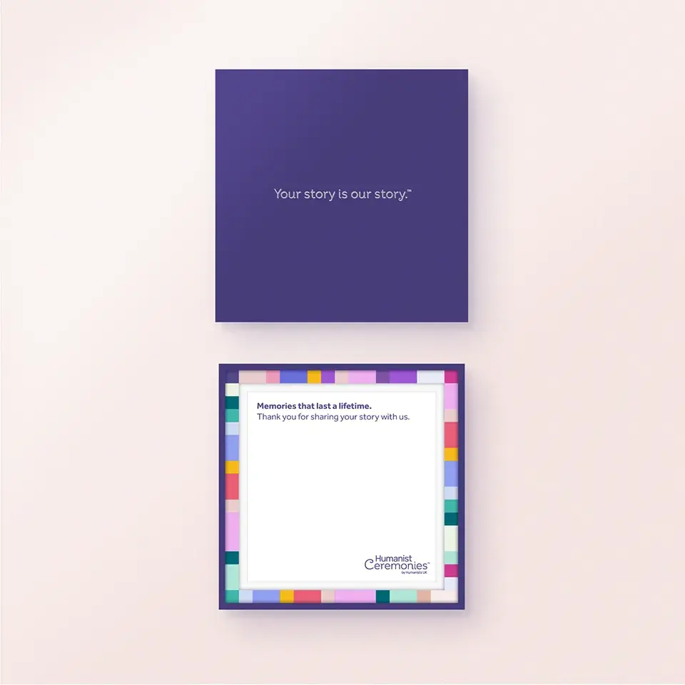Humanist Ceremonies Picture Frame GiftHumanist Ceremonies Picture Frame Gift Box