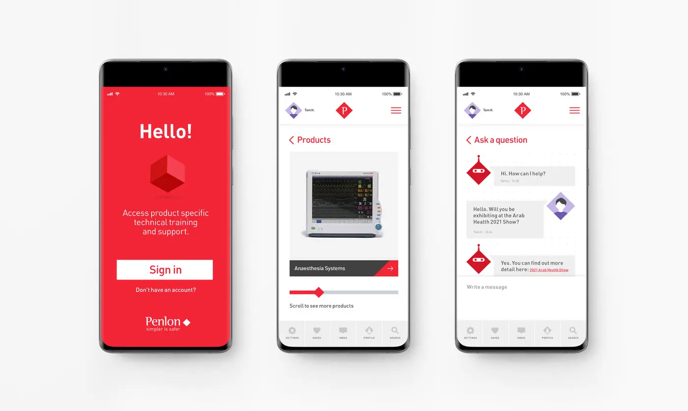 Penlon case study app image